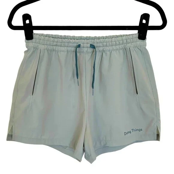 Outdoor Voices Doing Things Shorts, Grey/Blue, Size XS - Picture 2 of 5